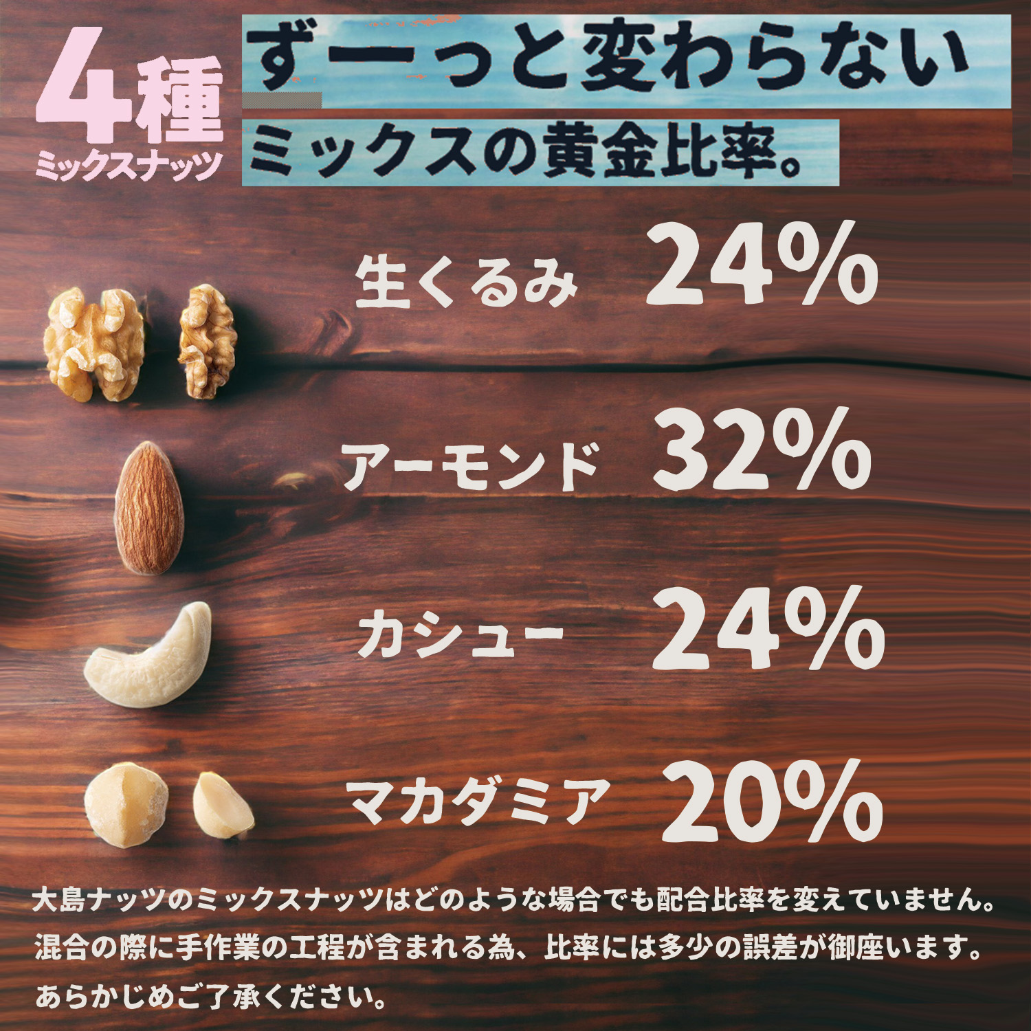 4種マカダミアミックス 700g 【メール便送料無料】 | ナッツ通販